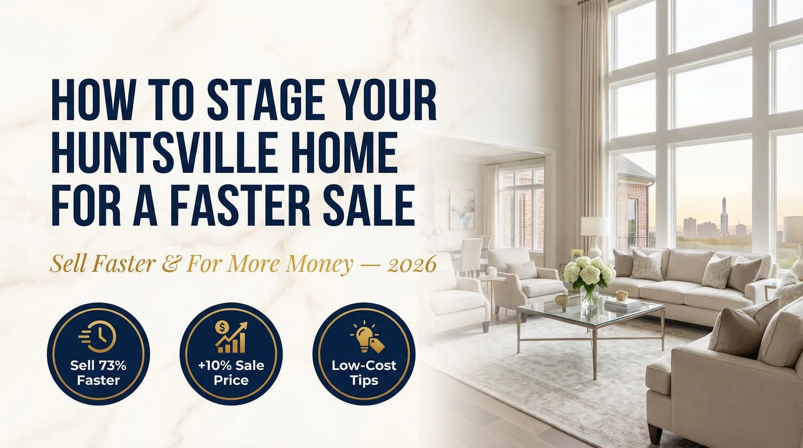 How to Stage Your Huntsville Home for a Faster Sale