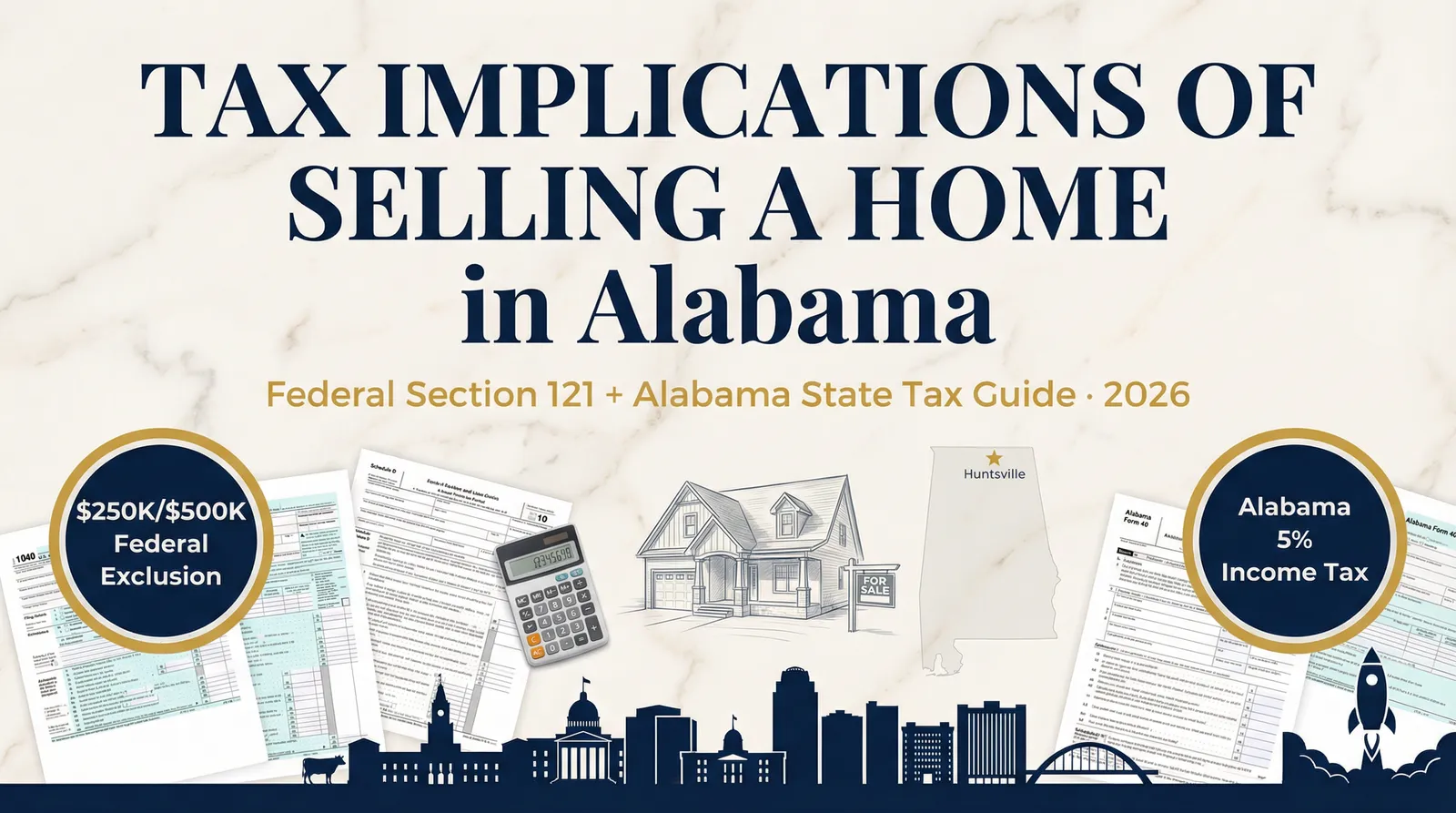 Tax Implications of Selling a Home in Alabama
