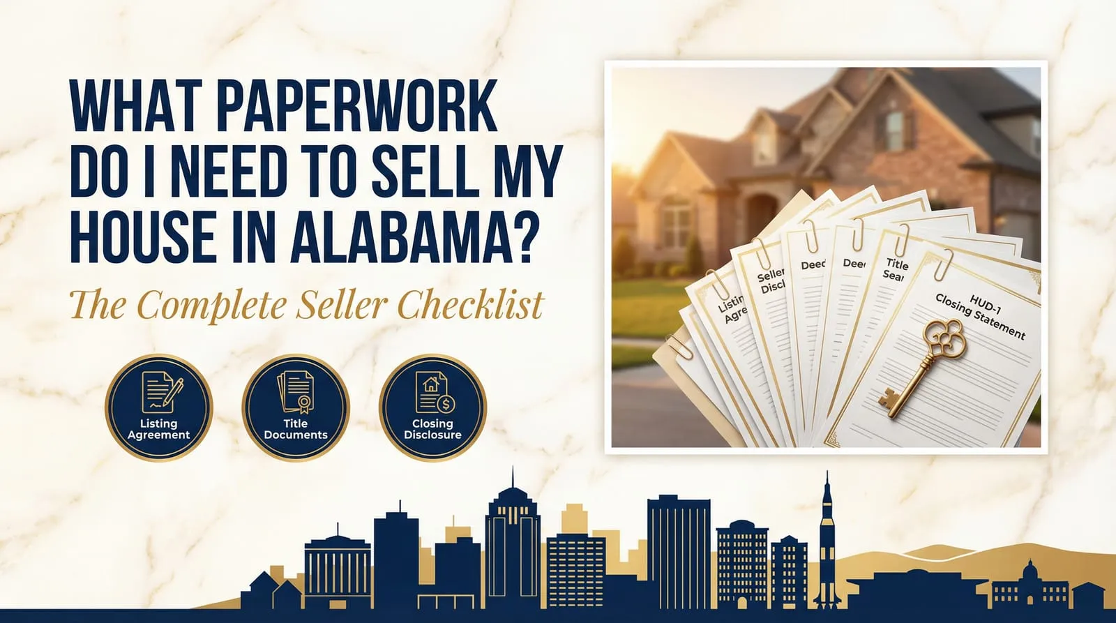 What Paperwork Do I Need to Sell My House in Alabama? The Complete Checklist